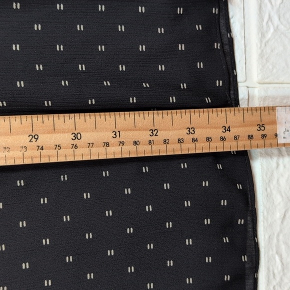 H&M Black Long Sleeve Polka Dot Dress - Picture 8 of 8